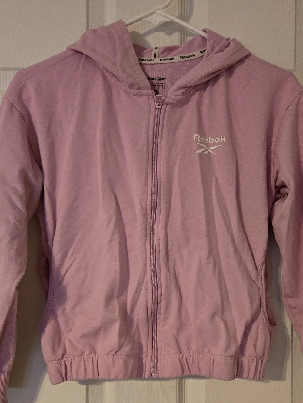 🏖 Reebok Soft Purple Crop Style Jacket 12 L